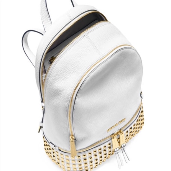 (Sold) Michael Kors White medium rhea - Picture 2 of 8